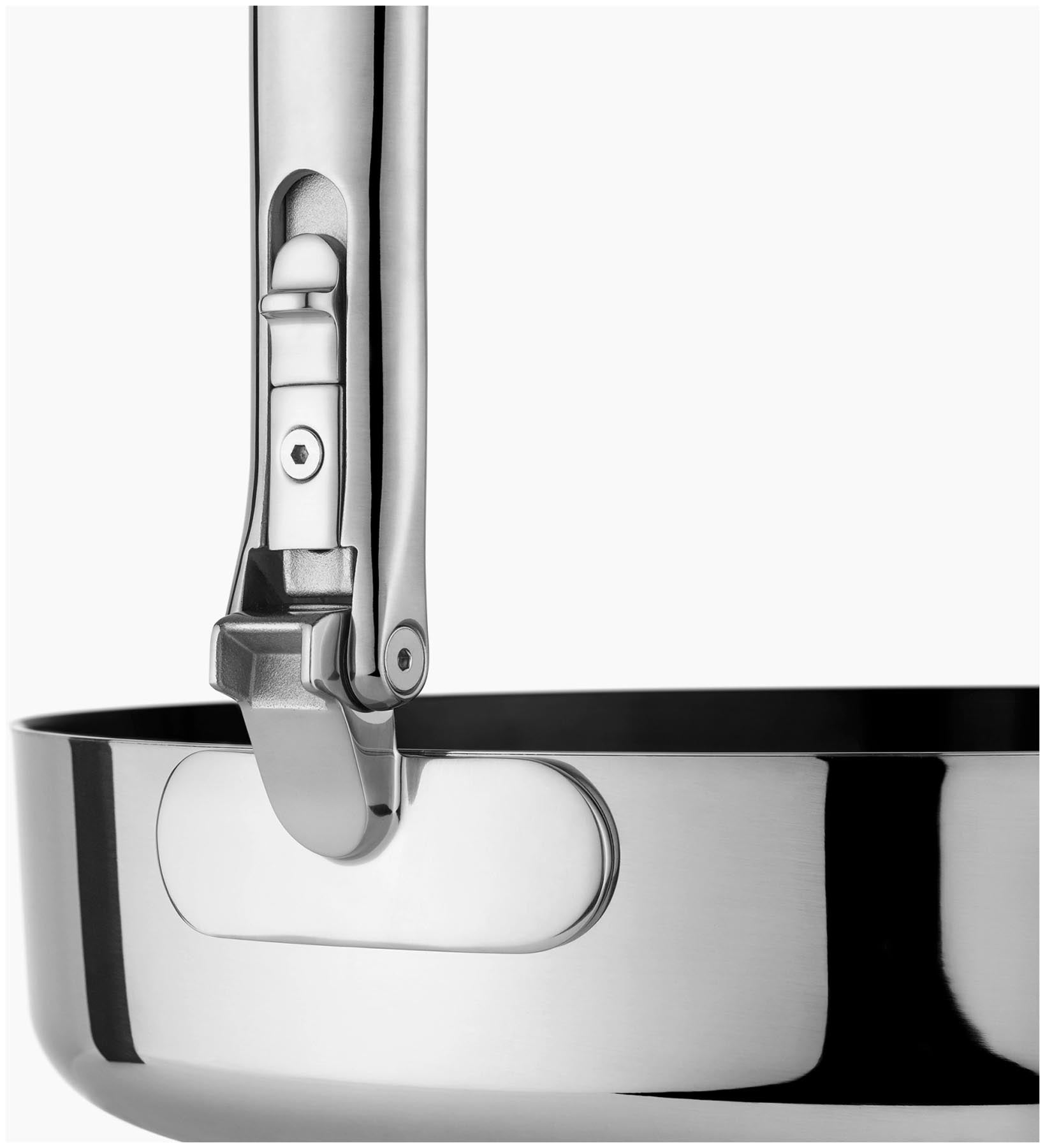 Zweiteiliges Set Joseph Joseph Bratpfannen (24 und 28 cm) mit klappbarem Griff und antihaftbeschichteter Oberfläche für einfaches Kochen und platzsparende Aufbewahrung.
