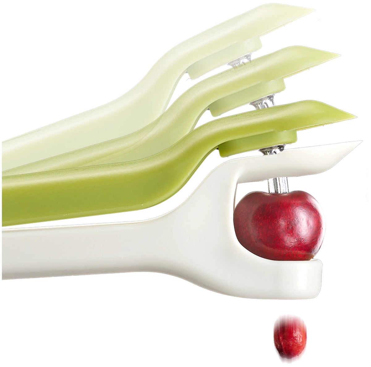 Tweezy 2-in-1 Entkerner in Grün präsentiert im Onlineshop von KAQTU Design AG. Schneider und Stecher ist von Joseph Joseph