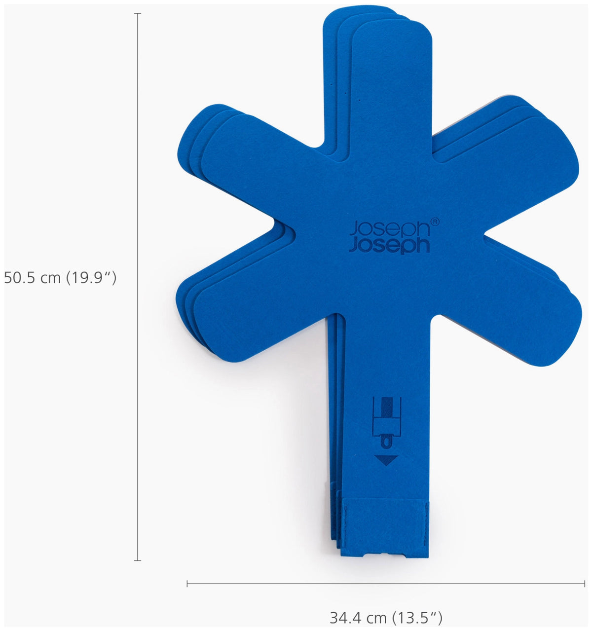 3er Set Space Pfannenschutz mit Griffschutz in Blau präsentiert im Onlineshop von KAQTU Design AG. Pfannenzubehör ist von Joseph Joseph