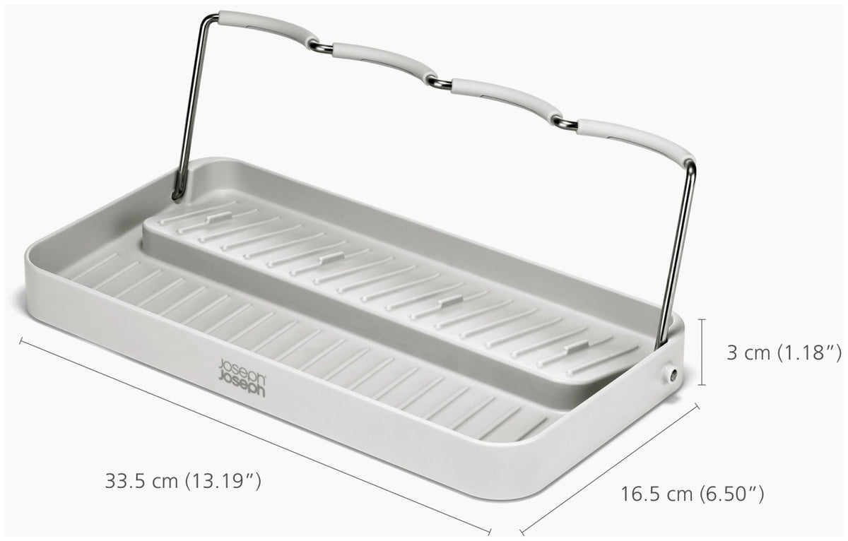 DrySmart Abtropfgestell Trinkflaschen in Grau präsentiert im Onlineshop von KAQTU Design AG. Trinkflasche Zubehör ist von Joseph Joseph