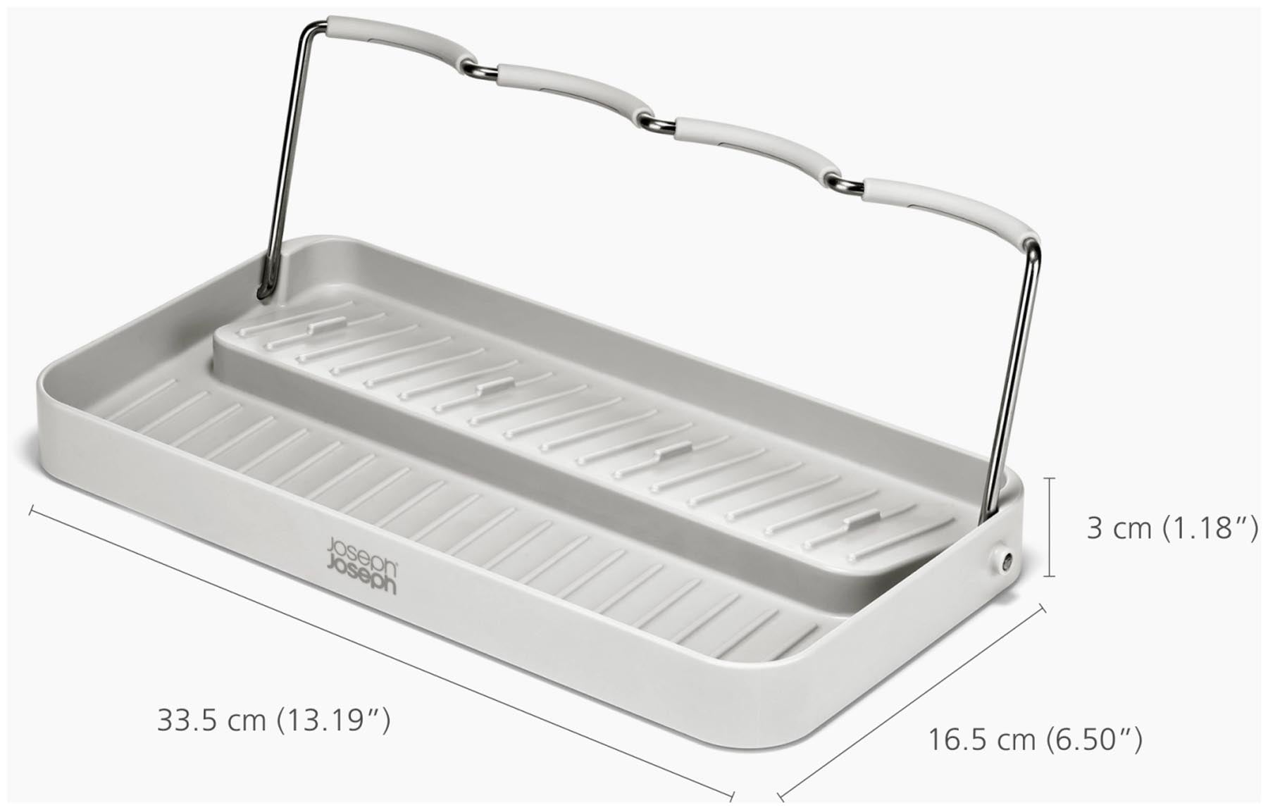 Stylisches Abtropfgestell für Trinkflaschen von Joseph Joseph, ideal für schnelles Trocknen und platzsparende Aufbewahrung in der Küche.