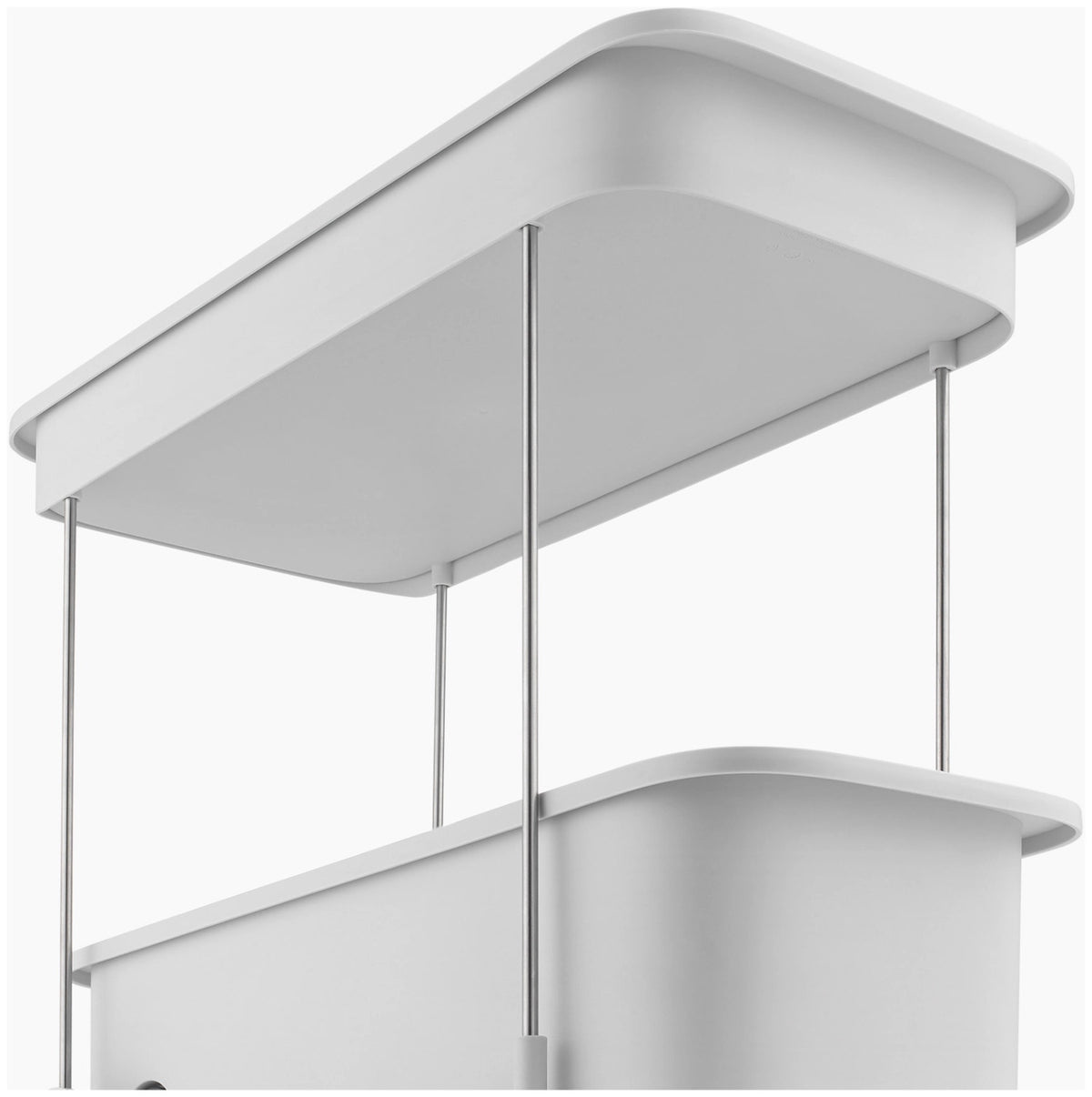 CupboardStore Putzschrank ausziehbar aus recycl. Kunststoff in Grau präsentiert im Onlineshop von KAQTU Design AG. Küchenhelfer ist von Joseph Joseph