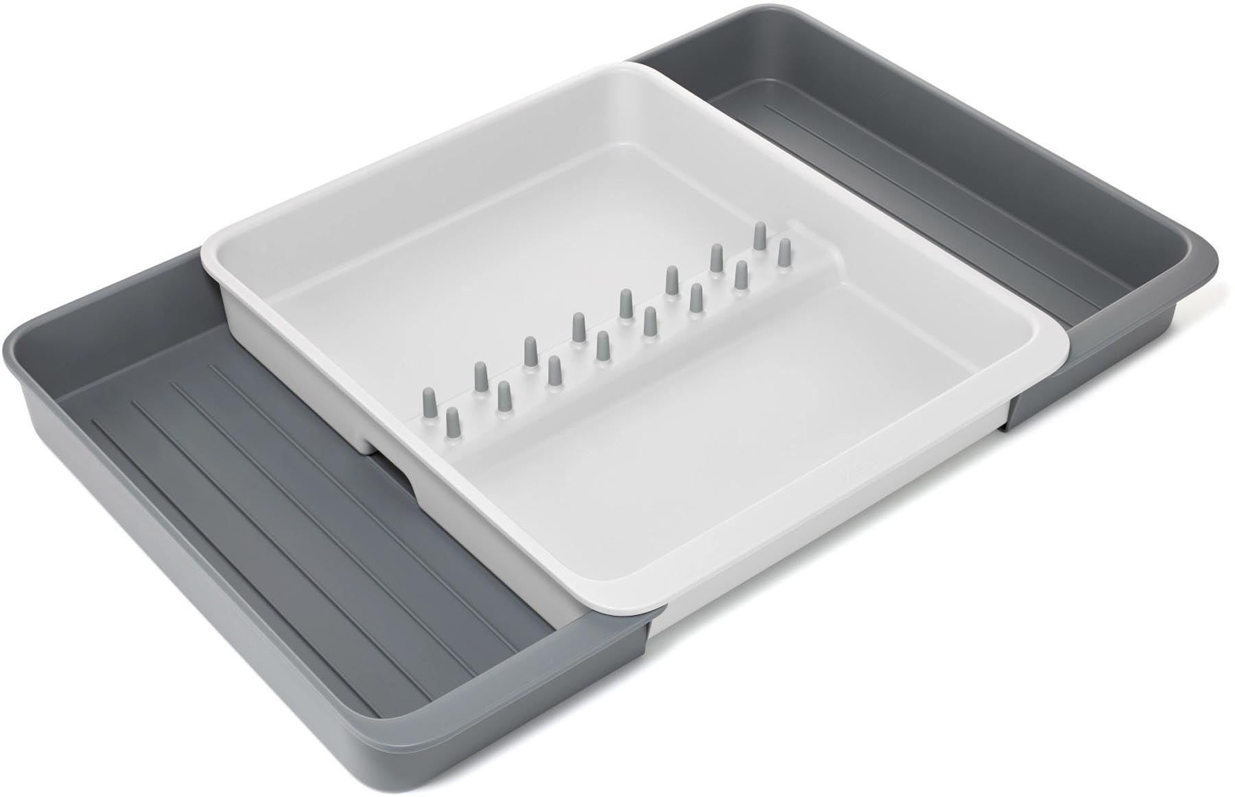 DrawerStore Besteckkasten für Utensilien recycl. Kunststoff in Grau präsentiert im Onlineshop von KAQTU Design AG. Küchenhelfer ist von Joseph Joseph