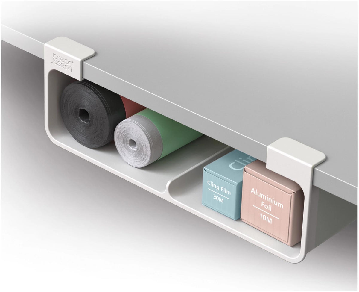 CupboardStore Küchenorganizer L für Beutel recycl. Kunstst. in Grau präsentiert im Onlineshop von KAQTU Design AG. Küchenhelfer ist von Joseph Joseph