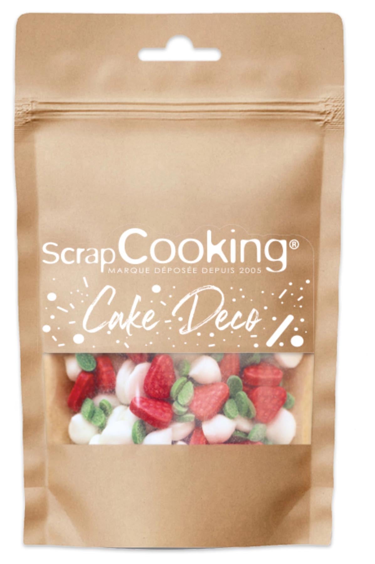 Zuckerdeckor Erdbeere Meringues Mix 30g in präsentiert im Onlineshop von KAQTU Design AG. Zutaten ist von Scrap Cooking
