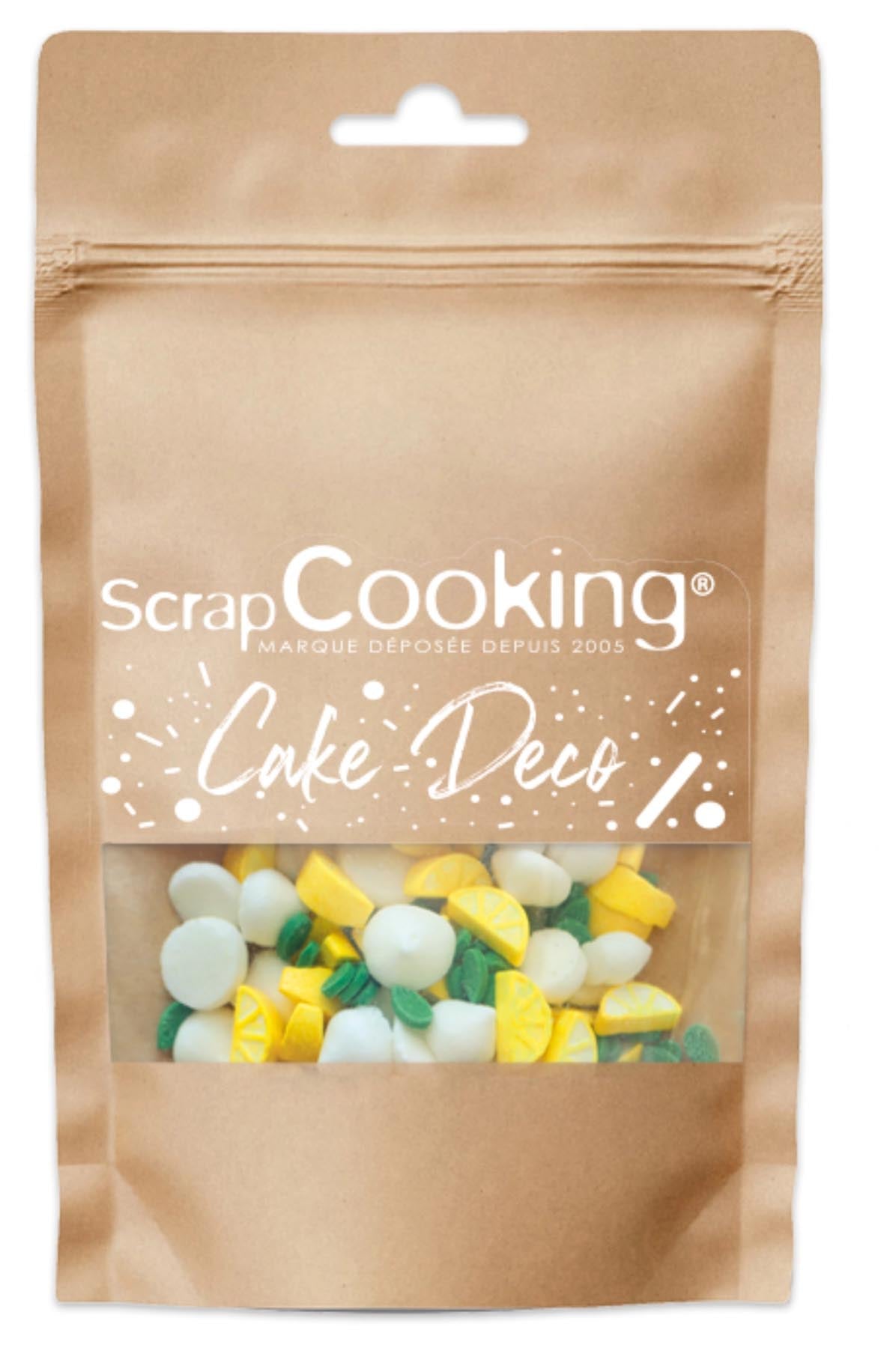 Zuckerdeckor Zitronen Meringues Mix 30g in präsentiert im Onlineshop von KAQTU Design AG. Zutaten ist von Scrap Cooking