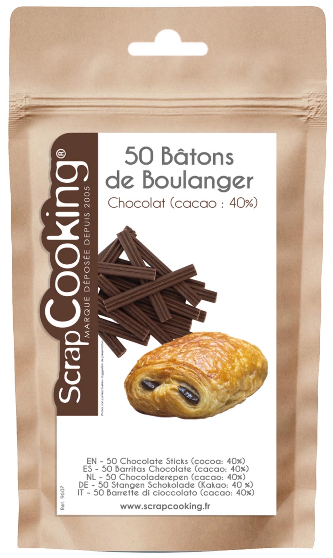 50er Set Schockoladensticks 134g in präsentiert im Onlineshop von KAQTU Design AG. Ersatzteil ist von Scrap Cooking
