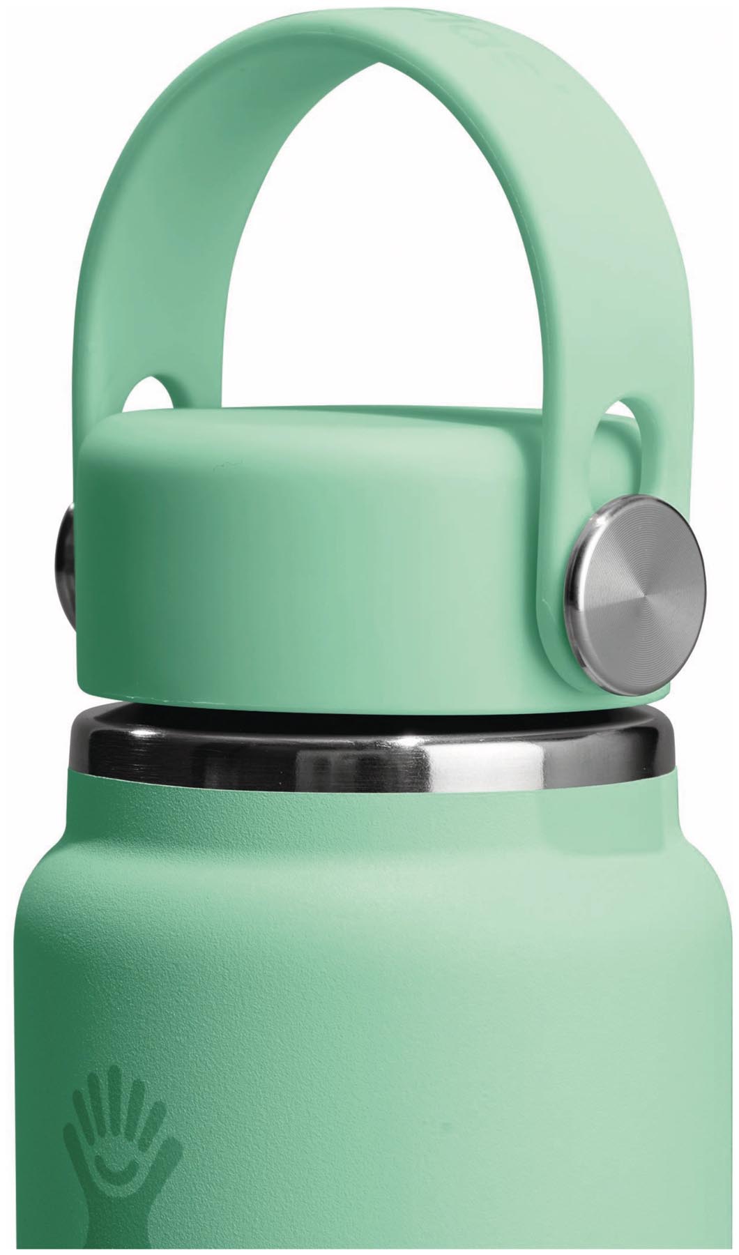 Kompakte Hydro Flask Trinkflasche Micro Hydro 200ml in einem frischen Mermaid Green, perfekt für aktive Lebensstile und nachhaltigen Genuss.