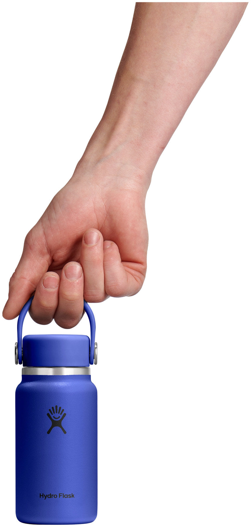 Trinkflasche Micro Hydro 200ml capri blue in Blau präsentiert im Onlineshop von KAQTU Design AG. Thermosflasche ist von Hydro Flask