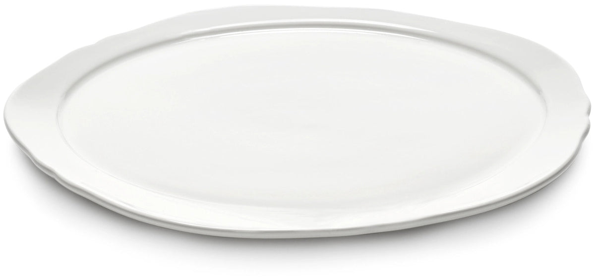 Silhouette Teller flach D30.2cm H1.2cm weiss Porzellan in Weiss präsentiert im Onlineshop von KAQTU Design AG. Teller ist von Serax
