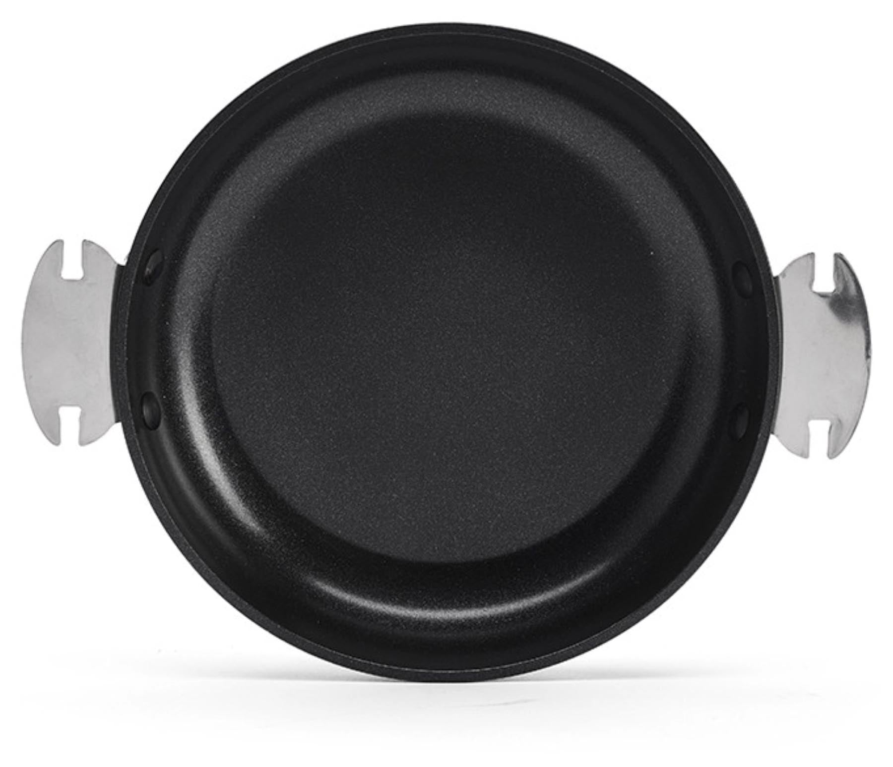 Elegante 20 cm Bratpfanne aus Keramik von de Buyer, perfekt für fettfreies Kochen und Braten, jetzt bei KAQTU entdecken.