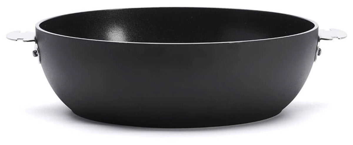 Ceranoa Loqy Sauteuse gewölbt D28cm Keramik in Schwarz präsentiert im Onlineshop von KAQTU Design AG. Bratpfanne ist von de Buyer