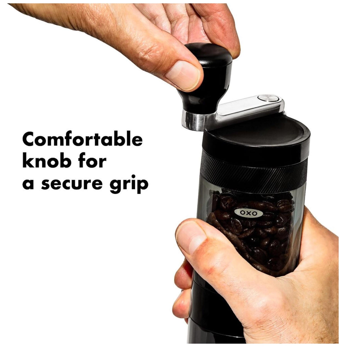 GG Brew Kaffeemühle handbetrieben in Schwarz präsentiert im Onlineshop von KAQTU Design AG. Kaffeemühle ist von OXO