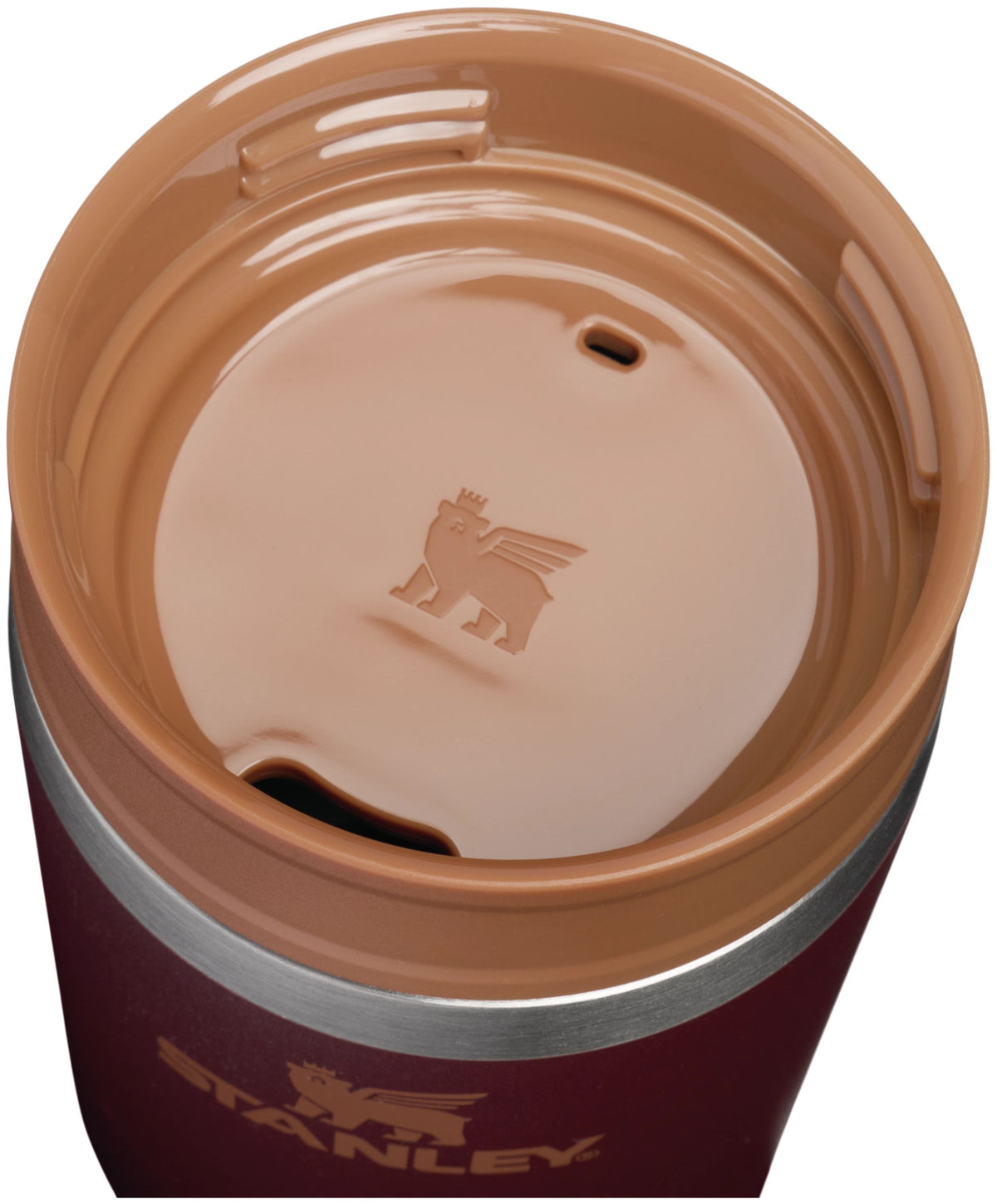 Thermosflasche Café-To-Go Travel Mug coffee von Stanley in Braun, schlanke hohe Form
