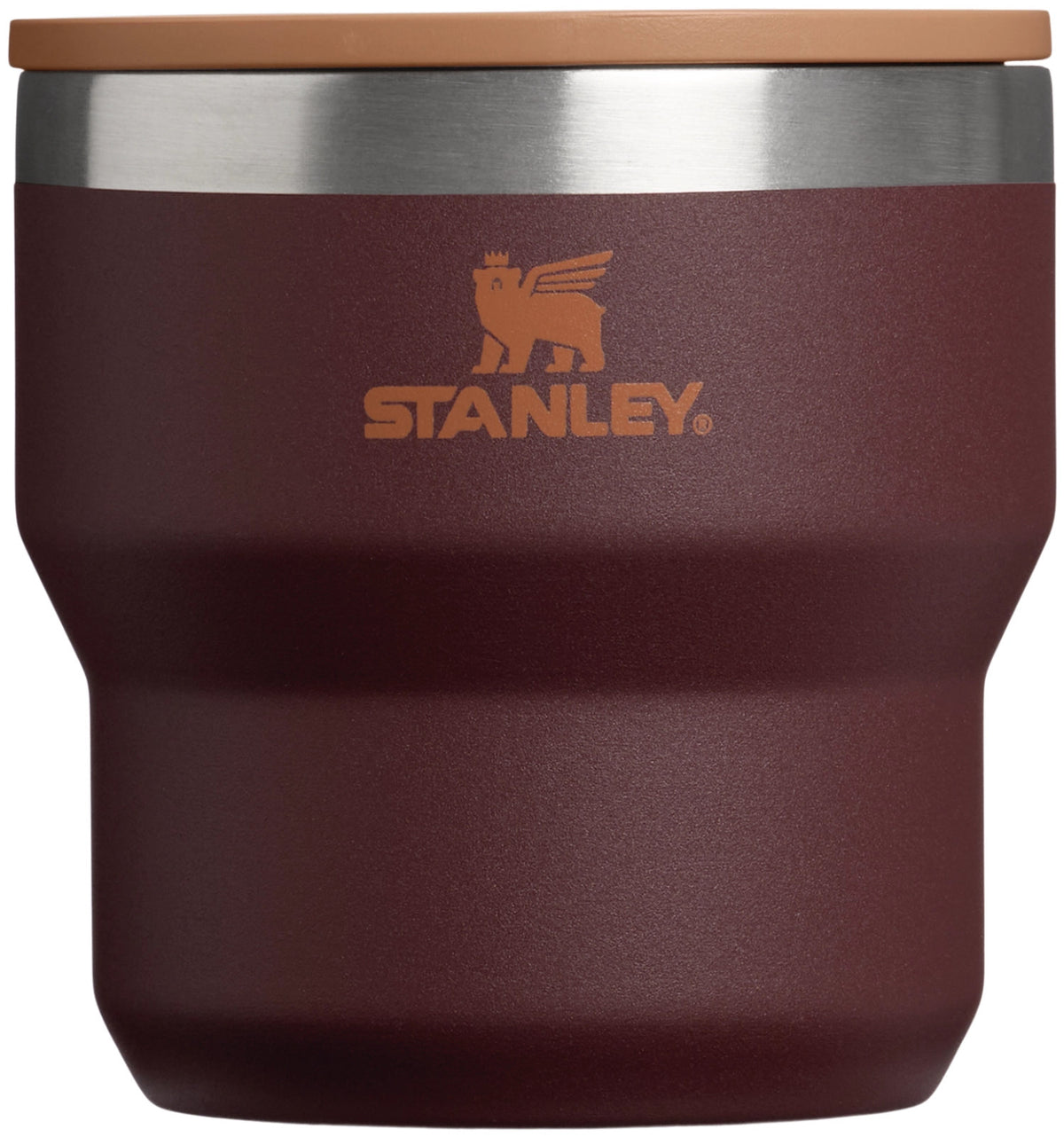 Brauner Stanley Everyday Stacking Camp Cup als Thermosflasche in Becherform