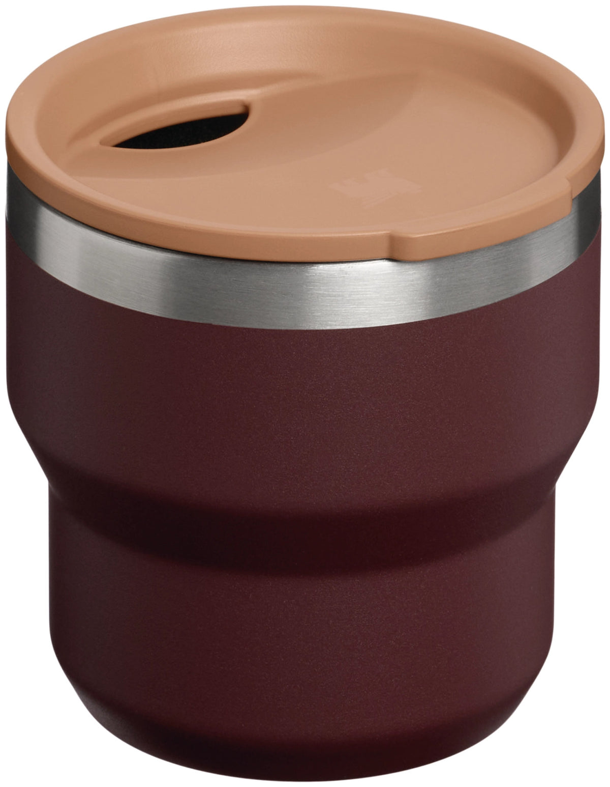 Brauner Stanley Everyday Stacking Camp Cup als Thermosflasche in Becherform