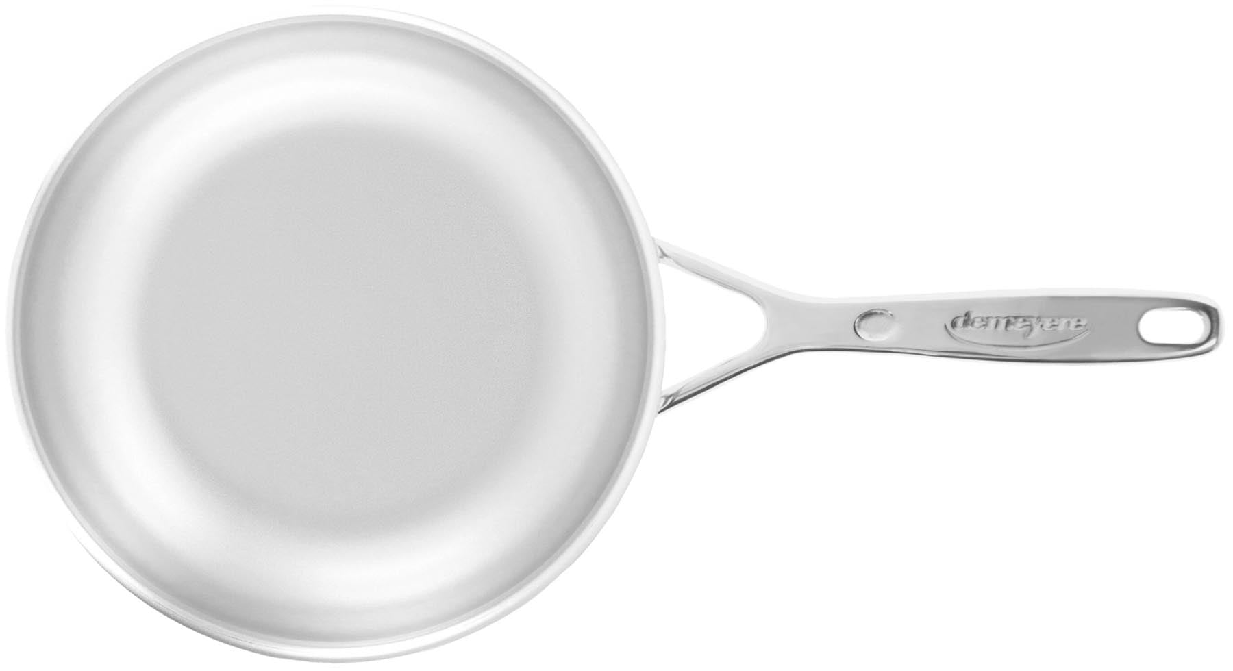 Hochwertige 20 cm Bratpfanne der Silverline 7 von Demeyere, ausgestattet mit einer fortschrittlichen NanoTouch-Oberfläche für optimale Bratresultate.