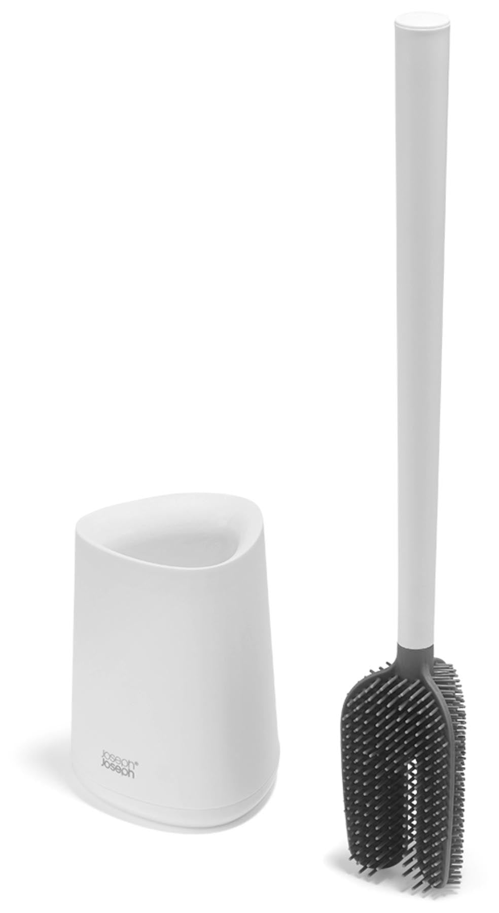 Moderne Toilettenbürste Flex 360 Lite in Weiß von Joseph Joseph, designed für effiziente Reinigung und stilvolle Badezimmergestaltung.