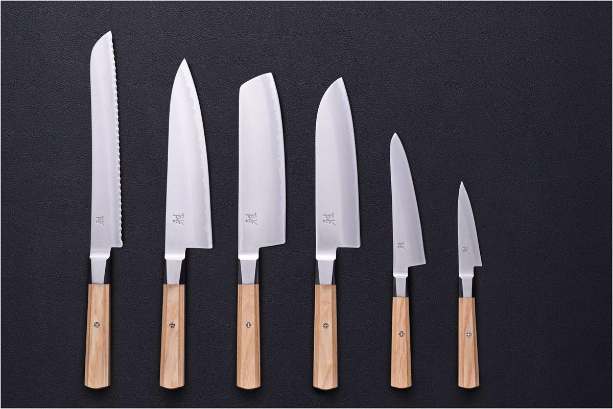 Koya 4000 FC V2 Bunka 17cm in Beige präsentiert im Onlineshop von KAQTU Design AG. Küchenmesser ist von Miyabi