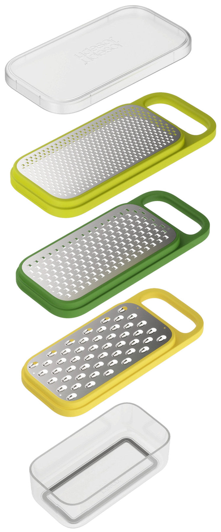 Multi-Grate & Store 3-in-1 Reibenset multi in Mehrfarbig präsentiert im Onlineshop von KAQTU Design AG. Reiben + Raffeln ist von Joseph Joseph