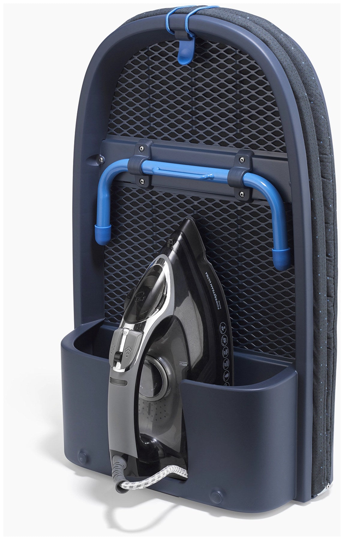 Pocket Max Plus Bügelbrett schwarz blau in Blau präsentiert im Onlineshop von KAQTU Design AG. Schneidbrett ist von Joseph Joseph