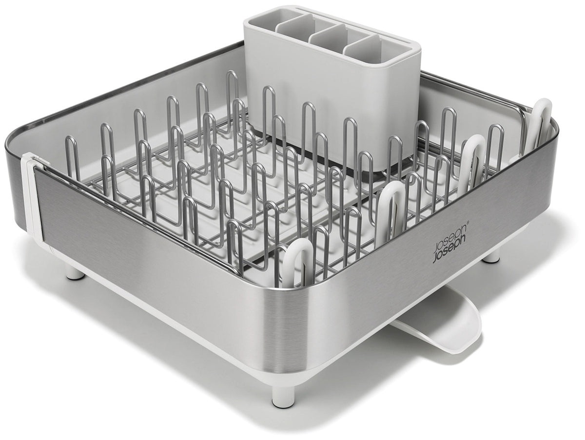 Extend Steel Plus Geschirrabtropfständer hellgrau in Grau präsentiert im Onlineshop von KAQTU Design AG. Abtropfgestell ist von Joseph Joseph
