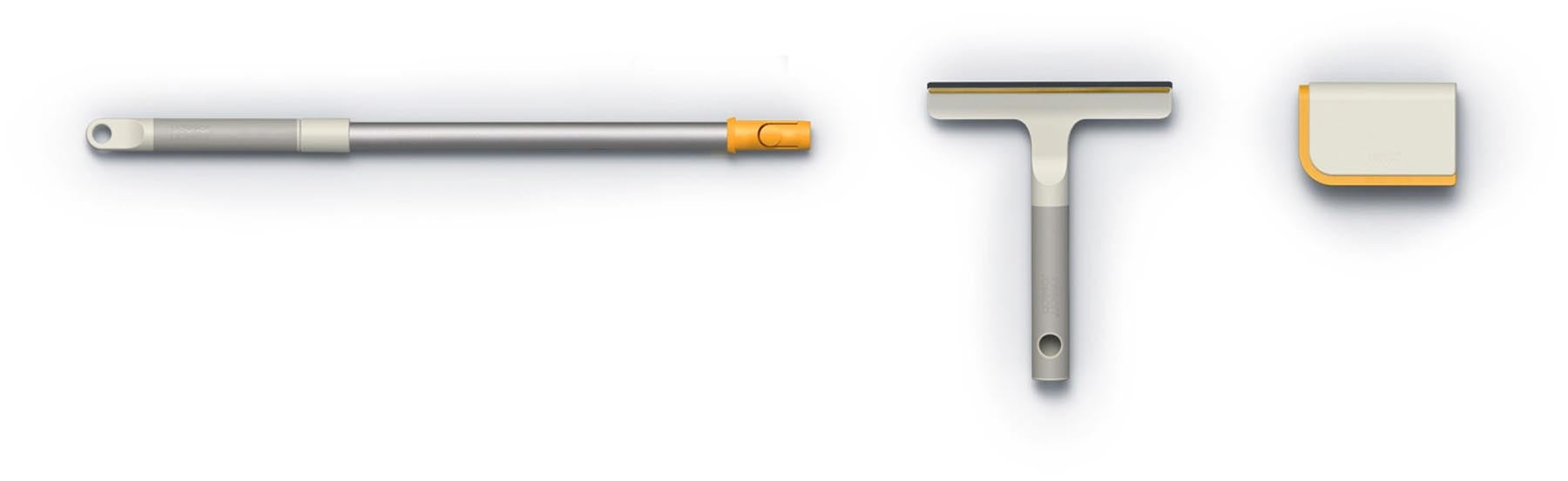Praktisches 2er Set von Joseph Joseph zur effektiven Reinigung von Teppichen und Polstern in stilvollem Grau, perfekt für müheloses Saubermachen.
