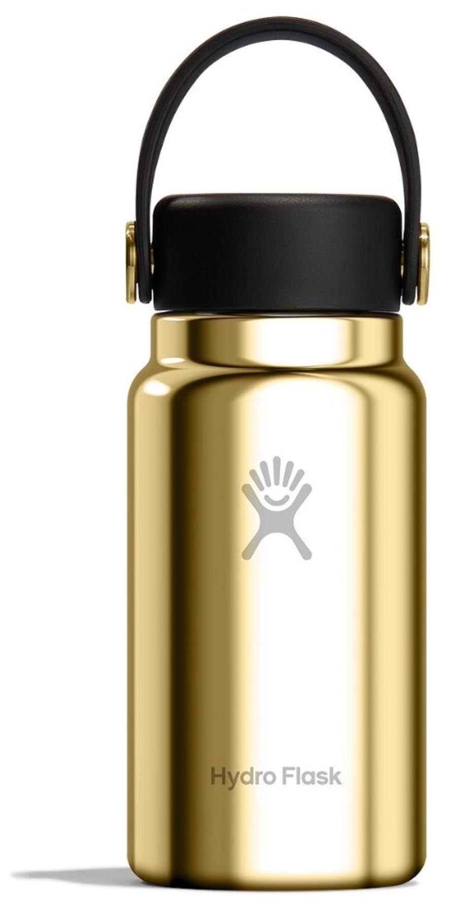 Trinkflasche Micro Hydro 200ml gold in Gold präsentiert im Onlineshop von KAQTU Design AG. Trinkflasche ist von Hydro Flask