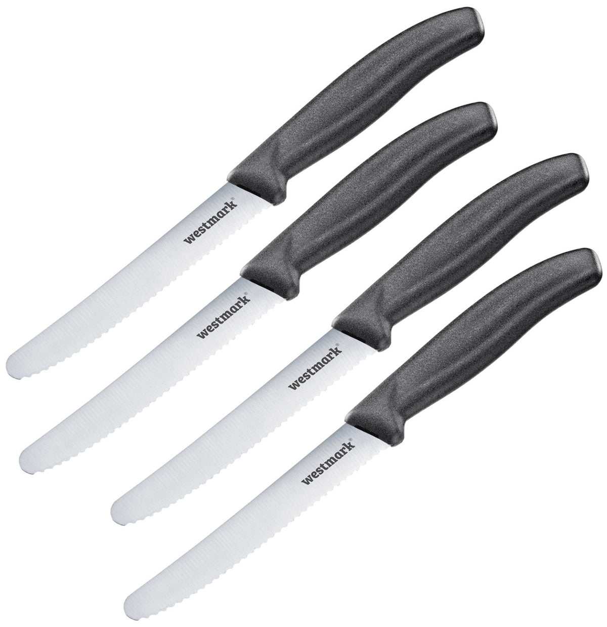 4 Stk. Frühstücksmesser in präsentiert im Onlineshop von KAQTU Design AG. Tafelmesser ist von Westmark