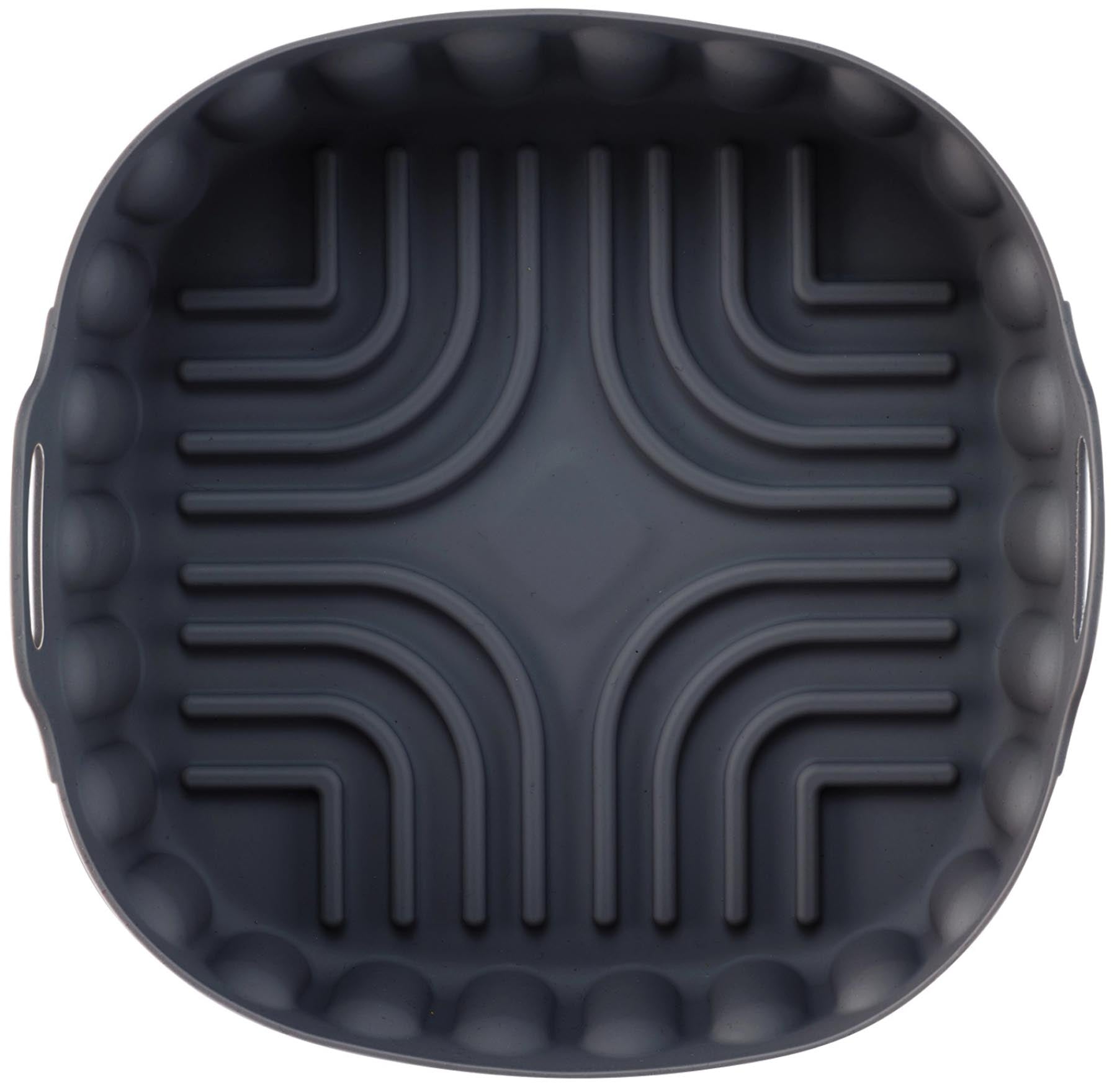 Silikonform Square Maxi von Westmark, perfekt für die Heißluftfritteuse, ermöglicht kreative Backideen und ist spülmaschinenfest.