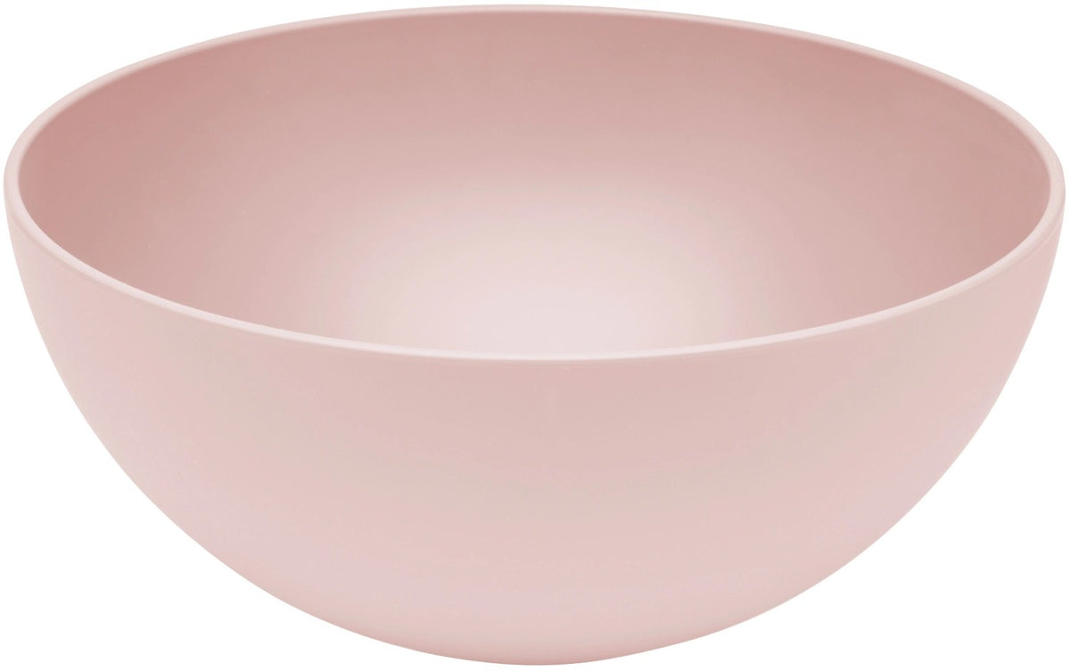 Pinke runde Schüssel aus Biopolymer, Durchmesser 26 cm, Höhe 11 cm, Modell Pink Cherry von MAGU aus der Linie NATUR-DESIGN.