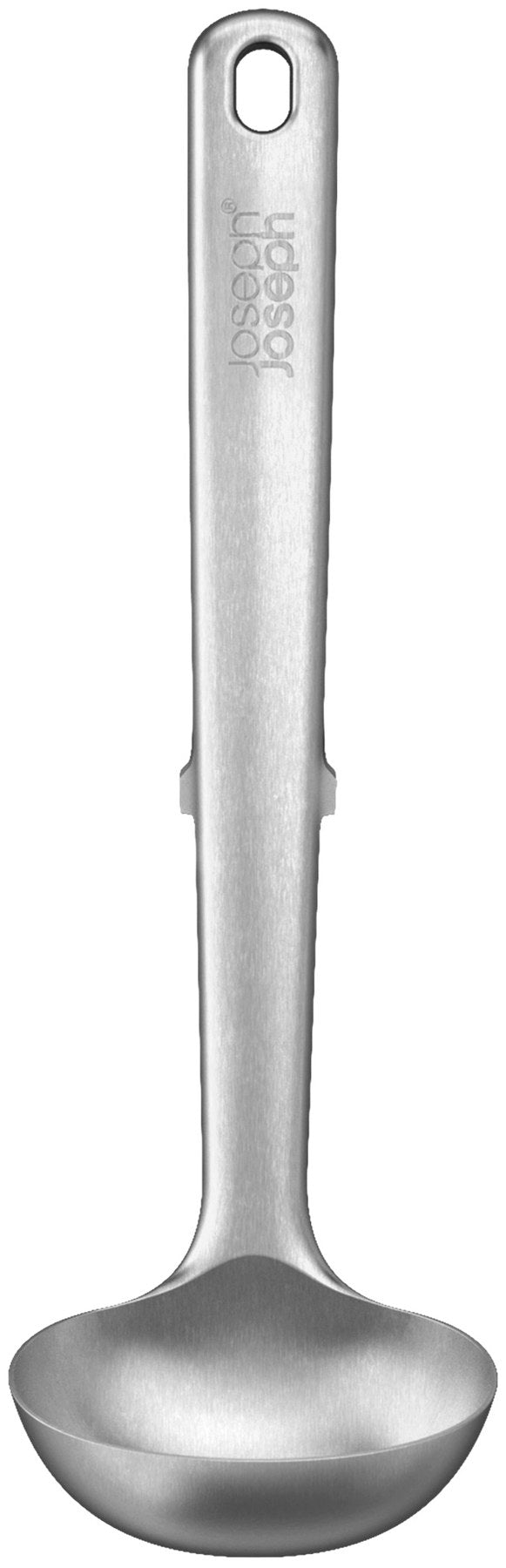 5-teiliges Utensilienhalter-Set aus Edelstahl in Silber: Kochlöffel, Schlitzwender, Spaghettizange, Schöpfkelle, Grillzange auf drehbarem Karussell.
