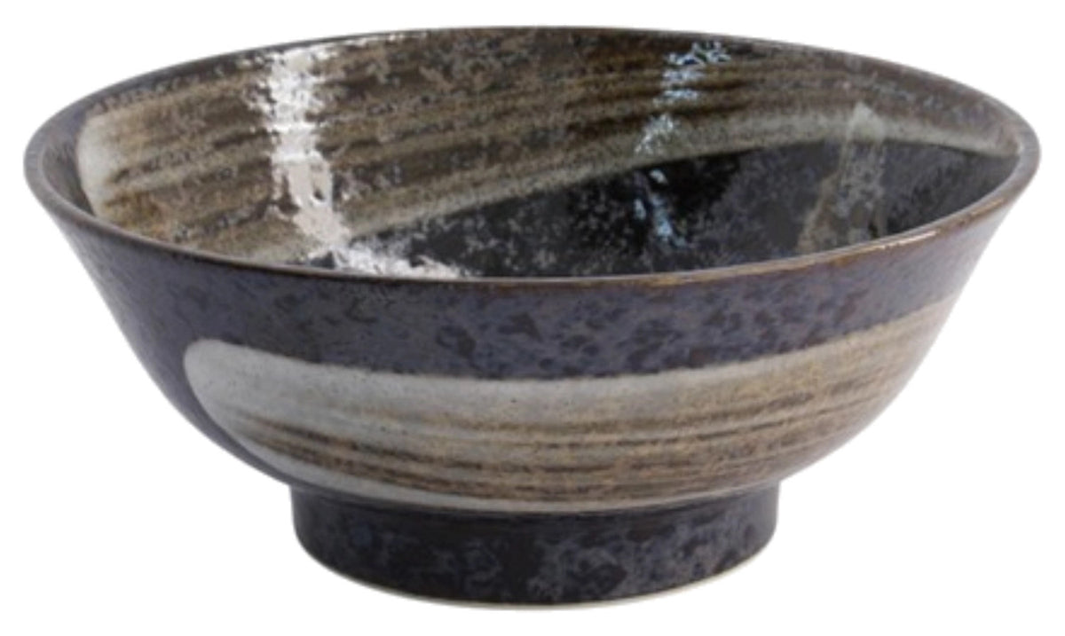 Schwarze Schüssel Arahake von Tokyo Design Studio für Ramen, Reis und Suppe