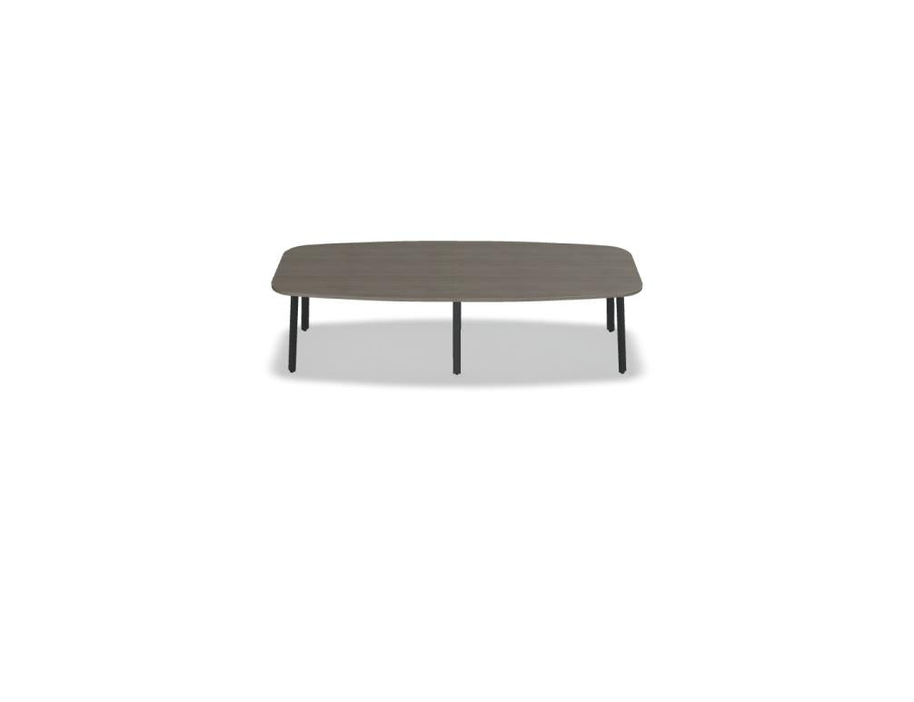 Holztisch Ogi A PLF14E2W aus der Esstisch-Kollektion von MDD, rechteckig, heller Massivholz-Look, schlanke Beine, stilvolles, modernes Esstisch-Design