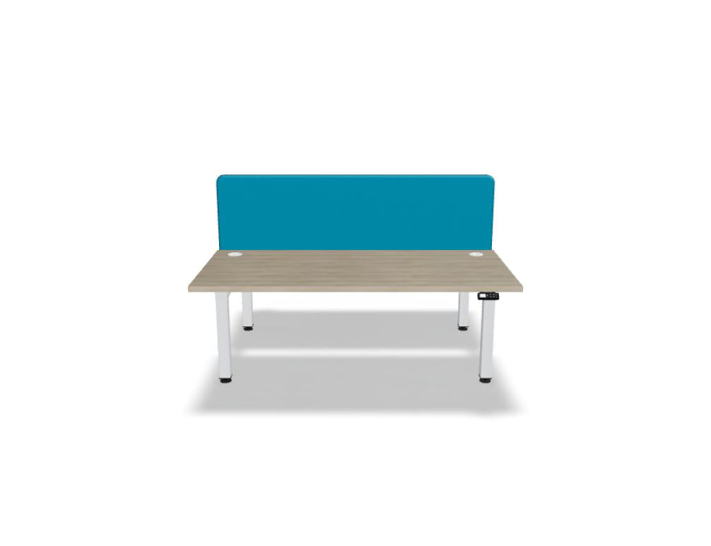 Ogi Drive Bench BOD616: Elektrisch höhenverstellbarer Doppel-Schreibtisch mit zweimotorigem Gestell für individuelles Sitzen/Stehen. Modernes Design, robuste Verarbeitung.
