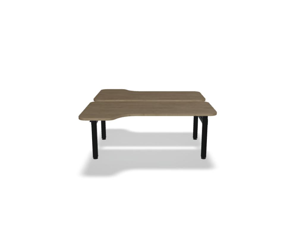 Ogi Drive Bench BODKZ576 Doppelschreibtisch von Mdd mit elektrischer Höhenverstellung und zweimotorigem Gestell