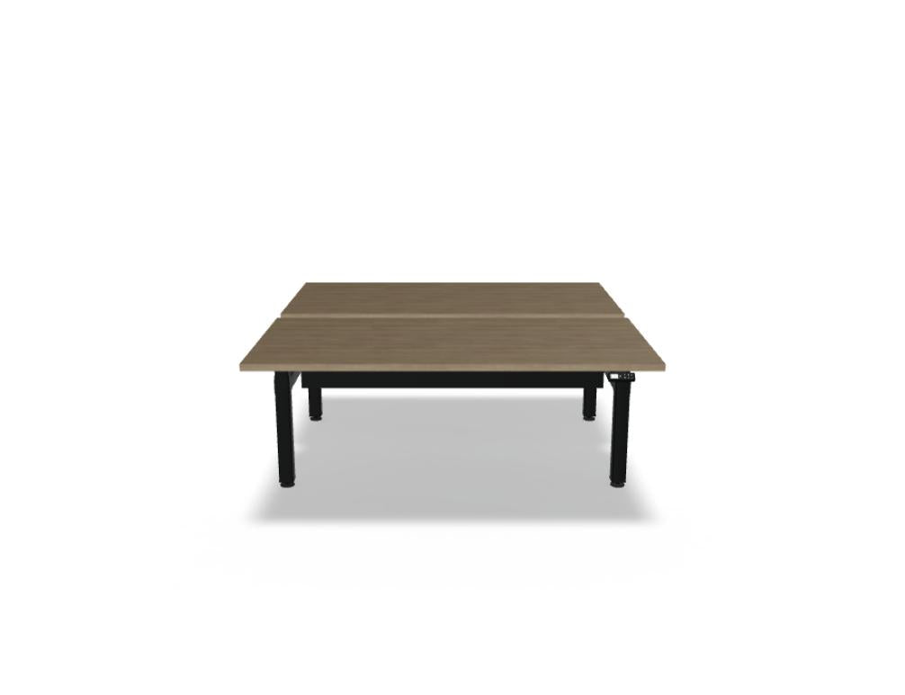 Ogi Drive Bench BOD816 Doppelschreibtisch von MDD, elektrisch höhenverstellbar mit zwei Motoren und gemeinsamer Kabelschiene