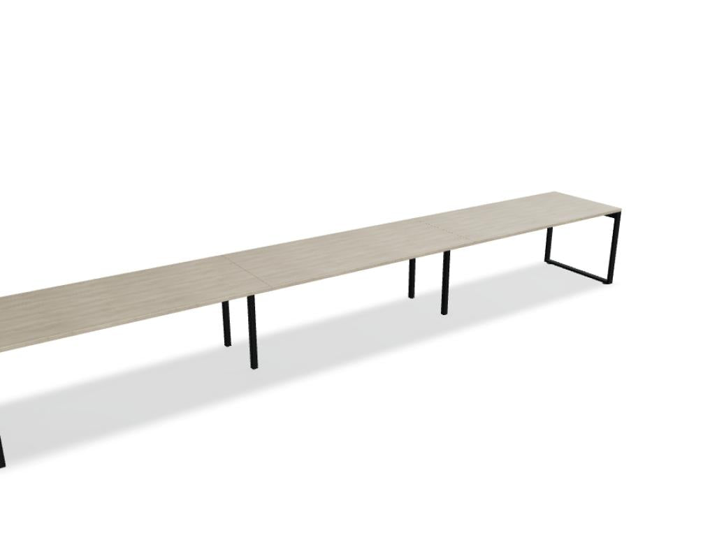 Schreibtisch Ogi Q BOQ05E3 von Mdd in modernem Design, robuste Holzoberfläche, klar strukturierte Ablageflächen und zeitlose Farbgebung