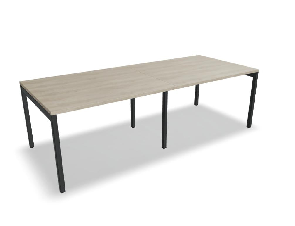 Ogi Y SY112E2 Esstisch von Mdd mit hellem Rundtisch, Y-förmigem Gestell und moderner Silhouette für Essbereiche