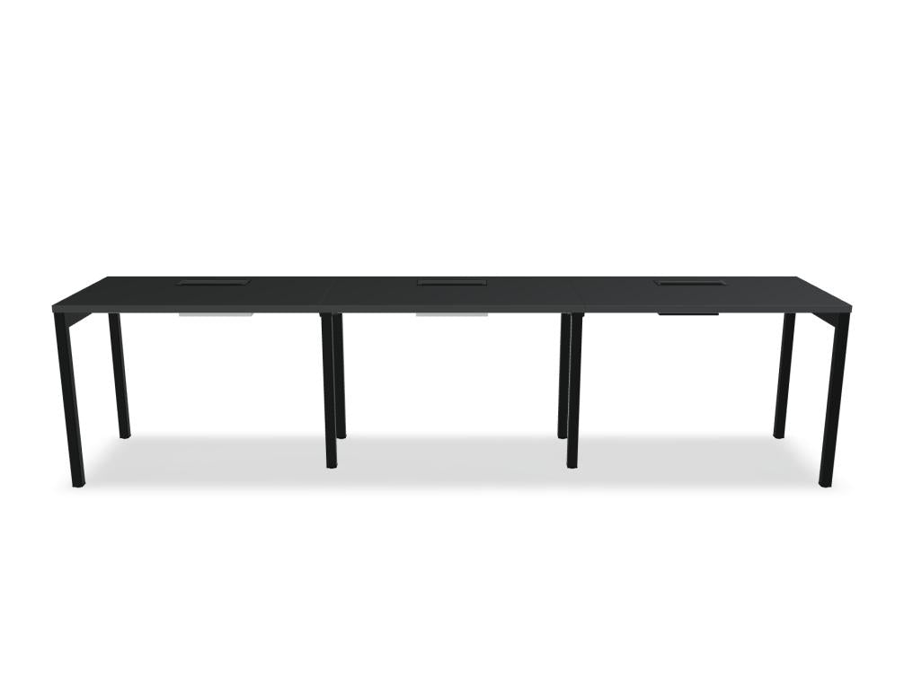 Schreibtisch Ogi Y BOY01E3 – moderner Holzschreibtisch mit klaren Linien, kompakte Arbeitsfläche, in eleganter dunkler Holzoptik, vielseitig nutzbar