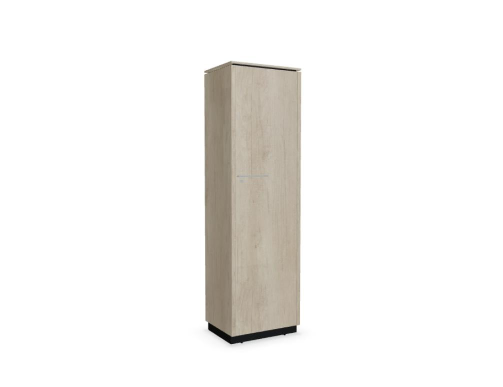 Heller Büroschrank Status X57 von Mdd mit robustem Holzfinish, zwei Türen und Metallgriffen, ideal für Aktenordner und Büromaterial in moderner Arbeitsumgebung.