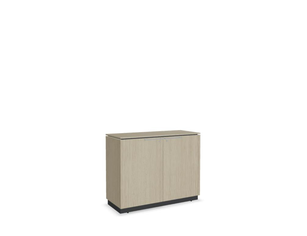 Status X21 Büroschrank von Mdd in modernem Design mit offenen und geschlossenen Fächern für stilvolle Büroaufbewahrung.