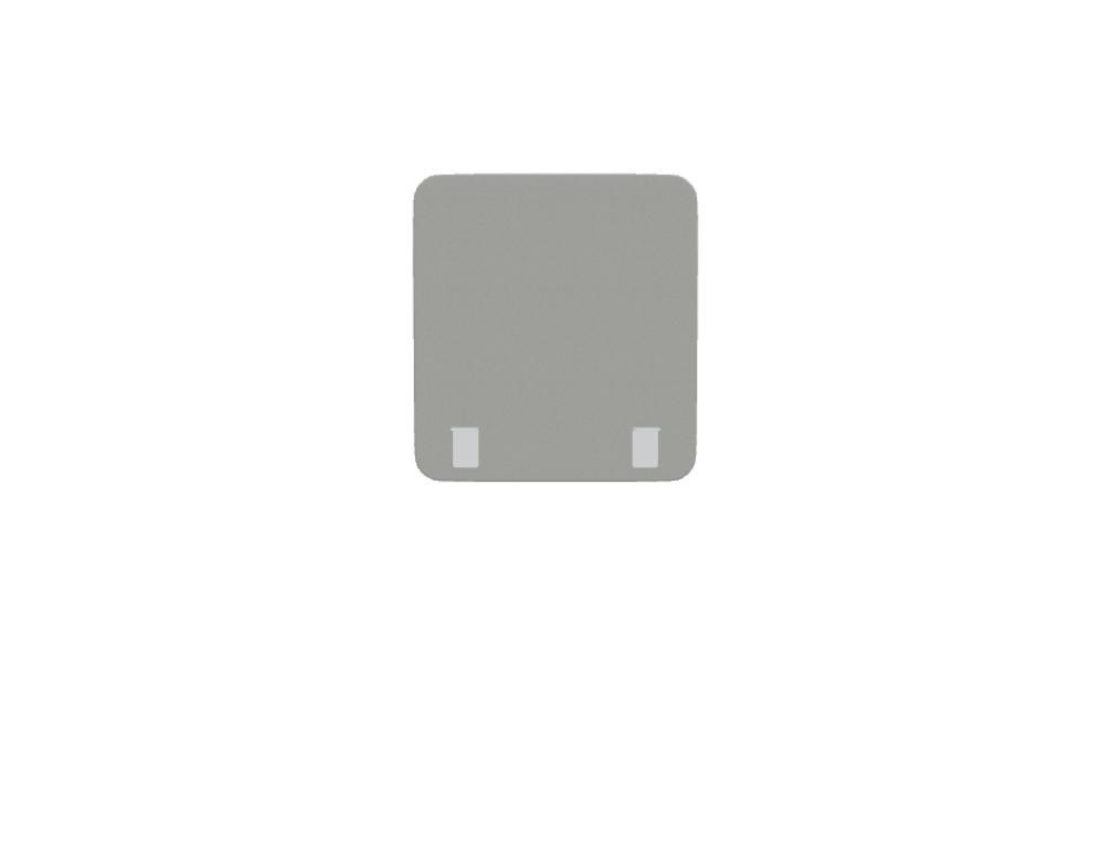 Grünes gepolstertes Seiten- und Querpaneel Twin von Mdd, Spanplattenkonstruktion mit Polyurethanschaum, Metallhalterung, für Schreibtische.
