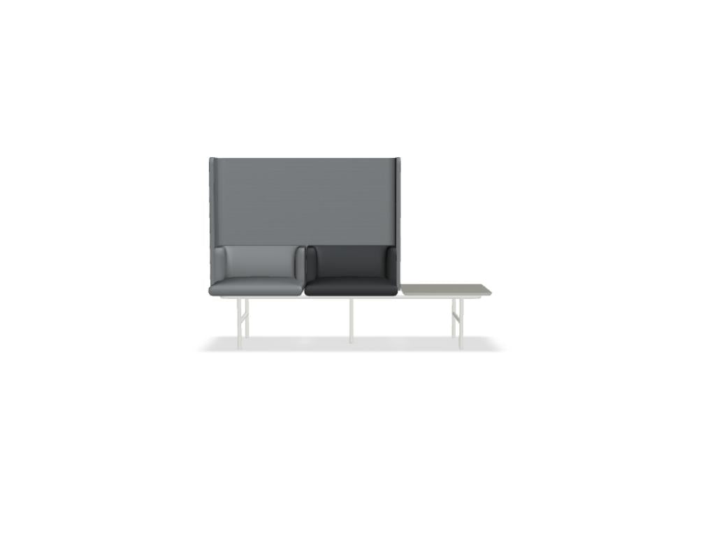 Agora AR18 Sitzsystem von Mdd: modernes modulares Sofa mit klarer Linienführung für Lounge- und Bürobereiche.