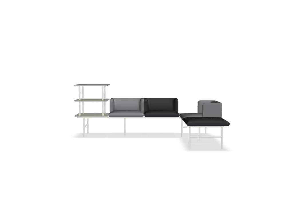 Agora AR21 Sitzsystem von Mdd als modernes Sofa mit modularer Polsterung und klarer Linienführung für Loungebereiche