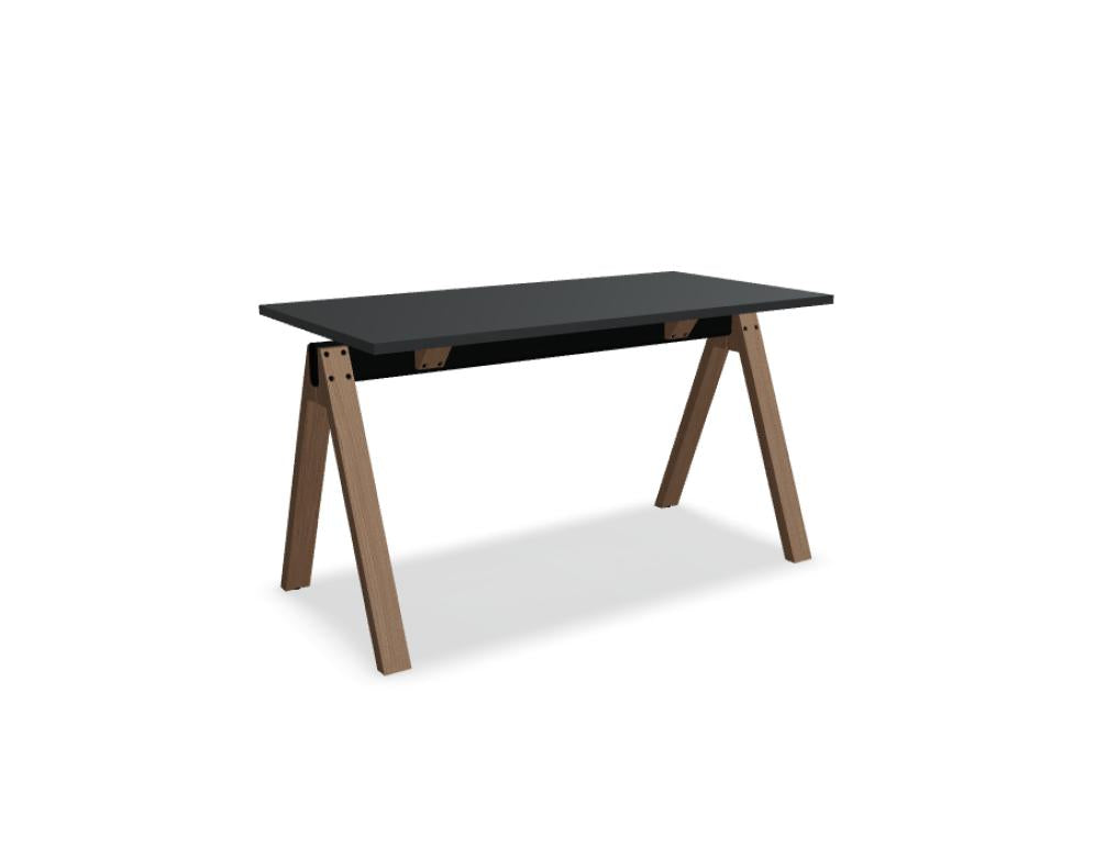 Hoher Tisch von Viga V169 mit Metallgestell und heller Platte, idealer Hochtisch für moderne Einrichtungen, stilvoll und robust