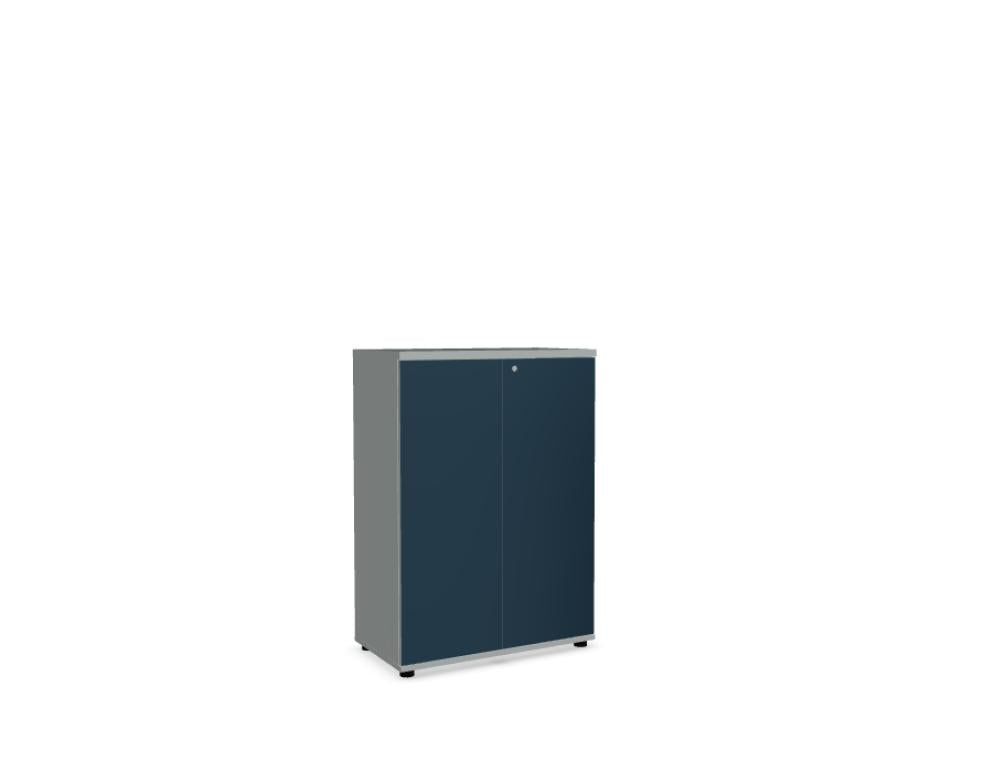 Mdd Büroschrank Color A3104HZK in modernem Design mit offenen Fächern und Türen für stilvolle Büroaufbewahrung