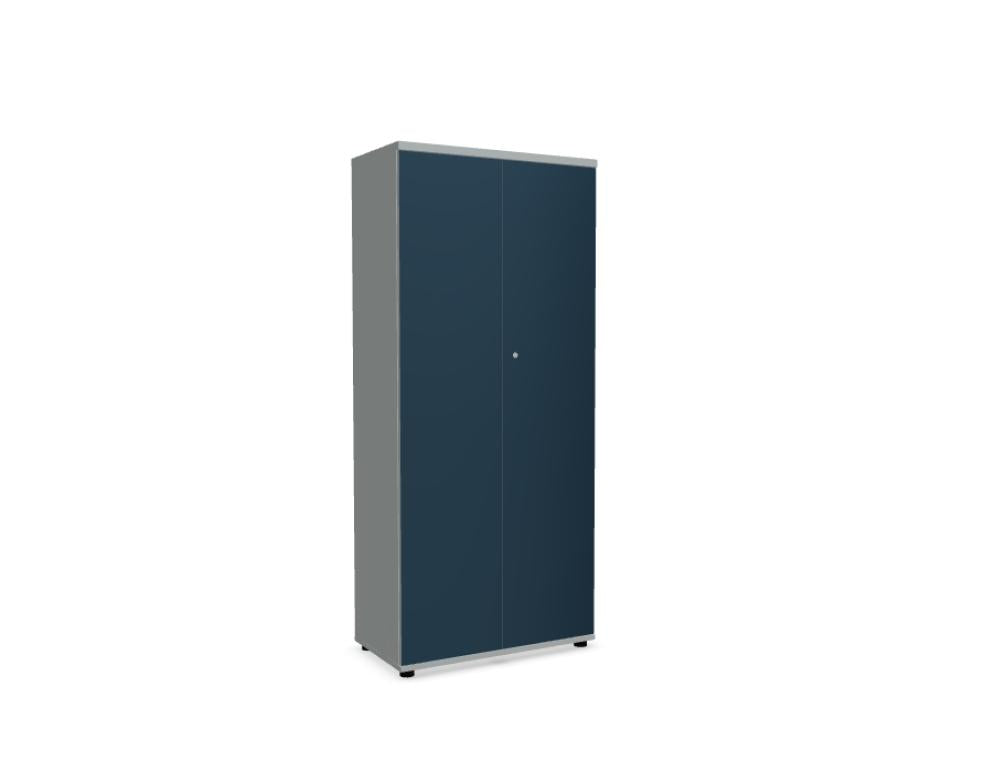 Mdd Color A5104HZK Büroschrank mit klarer Front, abschließbaren Fächern und modernem Design für Stauraum im Büro