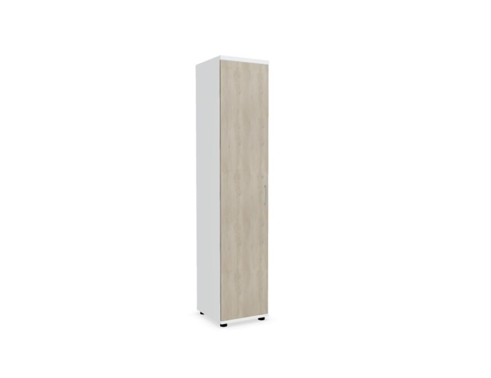 Standard MEA56P2 Büroschrank von Mdd mit grauer Front, offenen Fächern und schlichtem Design für moderne Arbeitsräume.