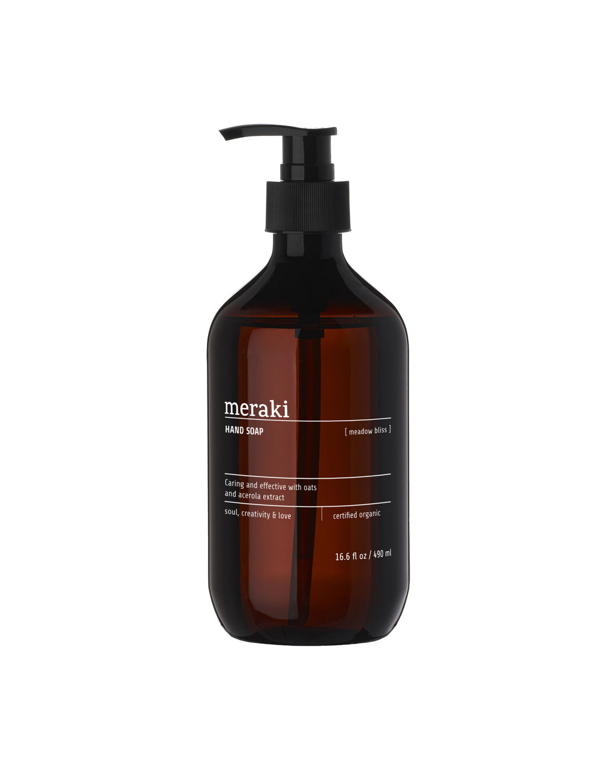 Hand soap, Meadow bliss in Braun präsentiert im Onlineshop von KAQTU Design AG. Seife ist von Meraki